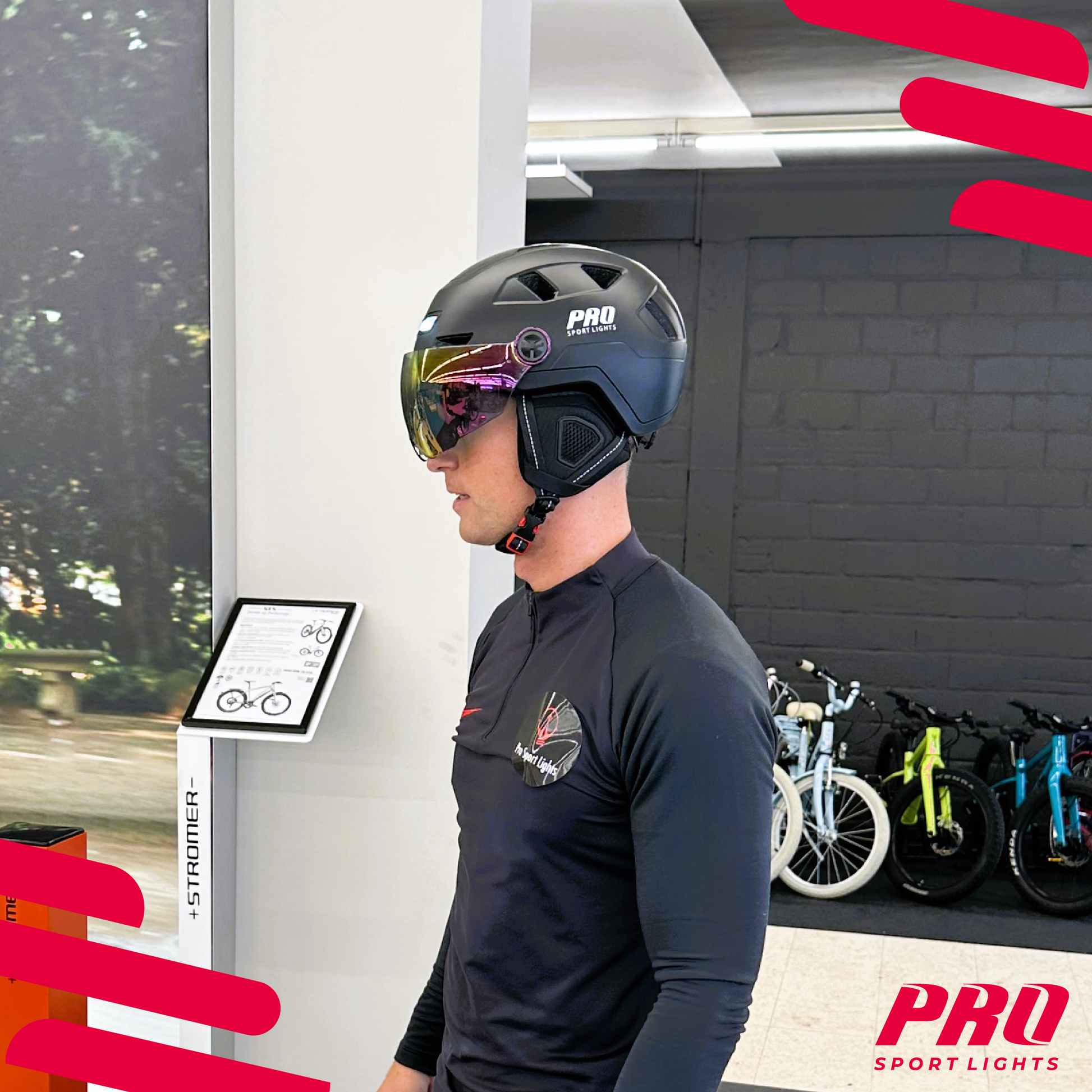 Pro Sport Lights Speedpedelec Fietshelm Visier & Oorwarmers NTA8776 kopen online elektrische fiets ebike speed pedelec