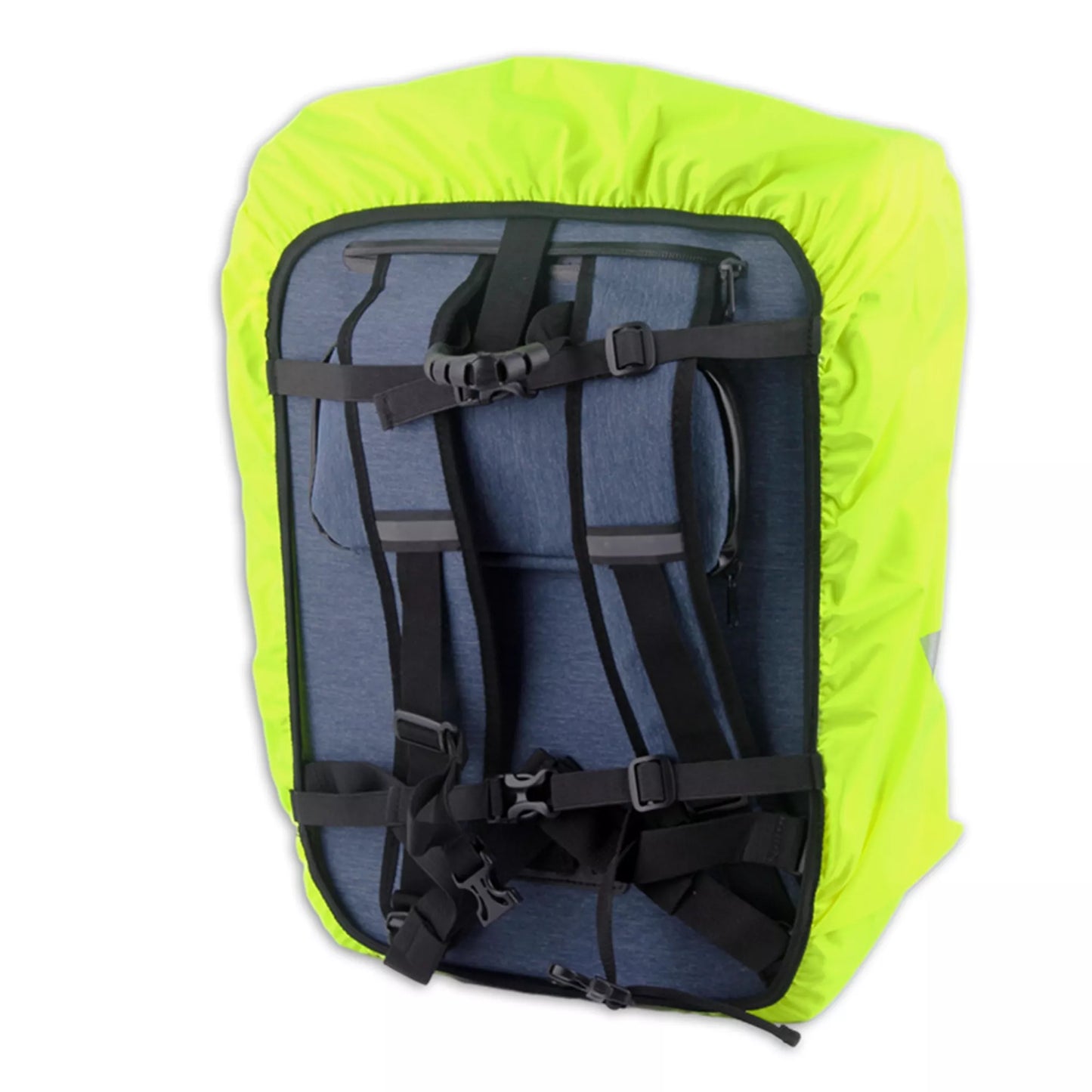 Regenhoes Rugzak Fietstas Waterdicht Fluo Geel Reflecterend kopen online
