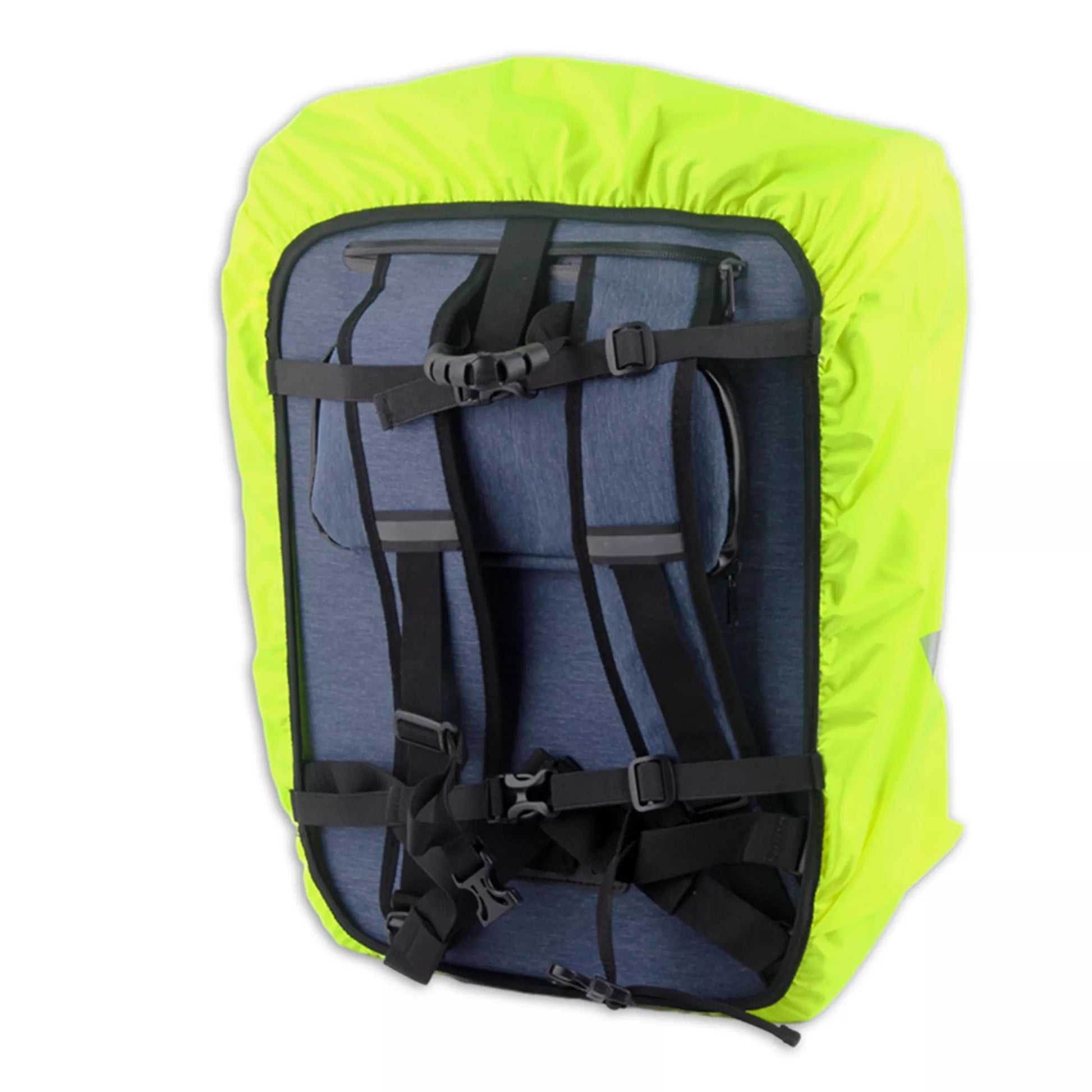 Regenhoes Rugzak Fietstas Waterdicht Fluo Geel Reflecterend kopen online