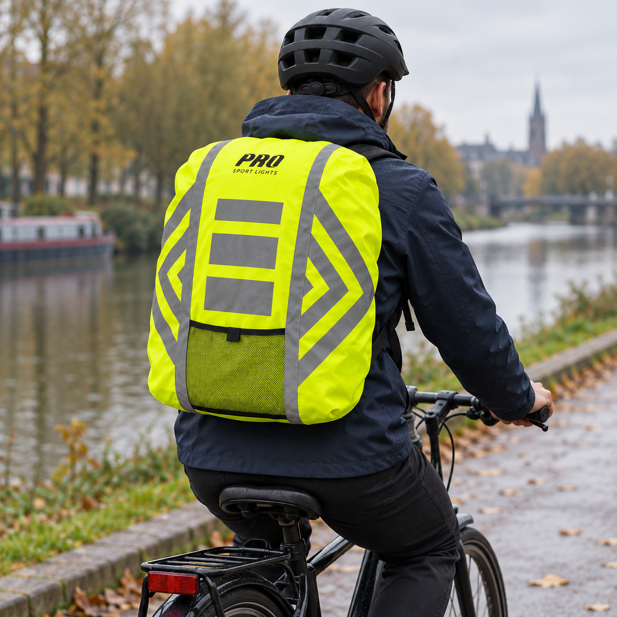 Regenhoes Rugzak Waterdicht Rugzakhoes Reflecterend 30-40 Liter Fluogeel Kopen Online 