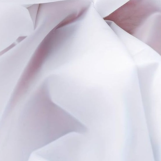 Regenjas Dames Heren Waterdichte Regenponcho Wit Met Capuchon One Size