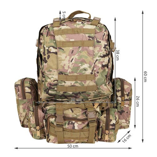 Rugzak Jacht Dames Heren 45 Liter Tactische Militaire Rugtas Camouflage Kopen Online