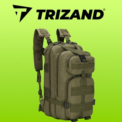 Taktinen XL-reppu – unisex, vedenpitävä, vihreä, 38 l