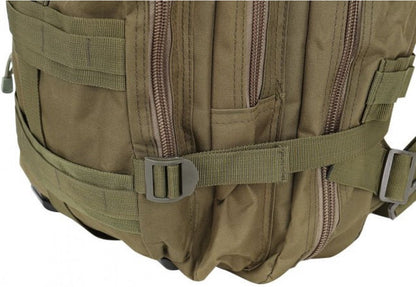 Taktinen XL-reppu – unisex, vedenpitävä, vihreä, 38 l