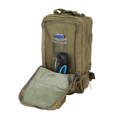 Taktinen XL-reppu – unisex, vedenpitävä, vihreä, 38 l