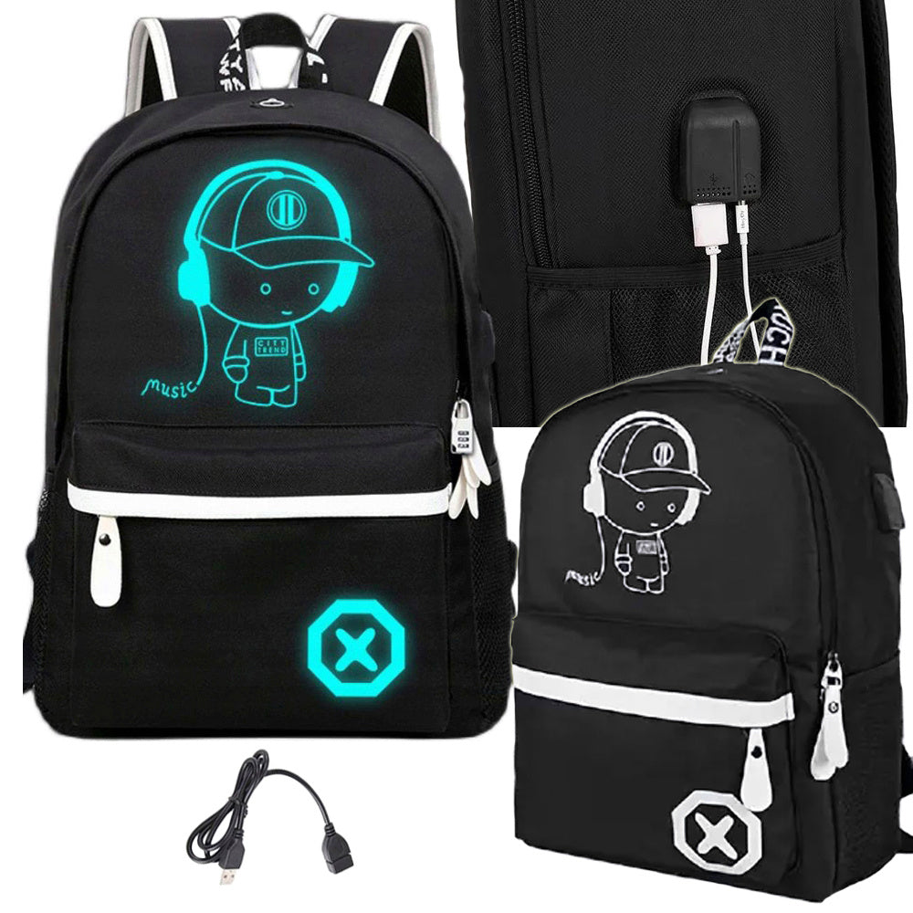 Rugzak Jongens Voor School of Sport Met LED 19 Liter Schoolrugzak - USB Oplaadpoort kopen online