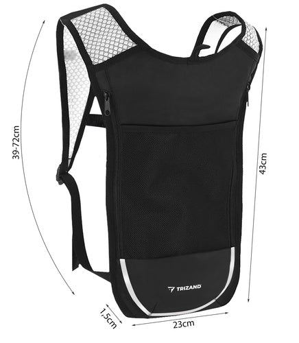 Rugzak Met Drinksysteem Zwart 2 Liter Drinkrugzak Waterzak Lopen Wandelen Fietsen Kopen Online
