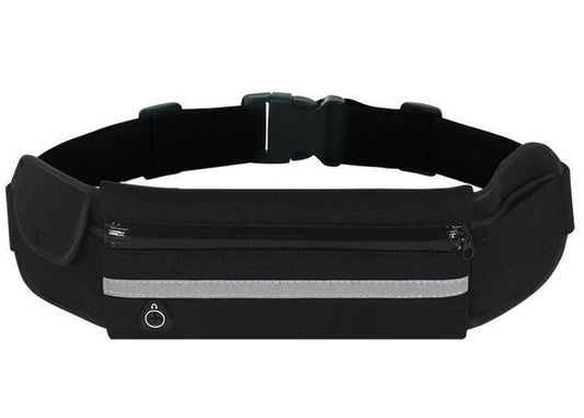 Running Belt Heuptas Sport Hardlopen, Wandelen & Fietsen Reflecterend Zwart Kopen Online