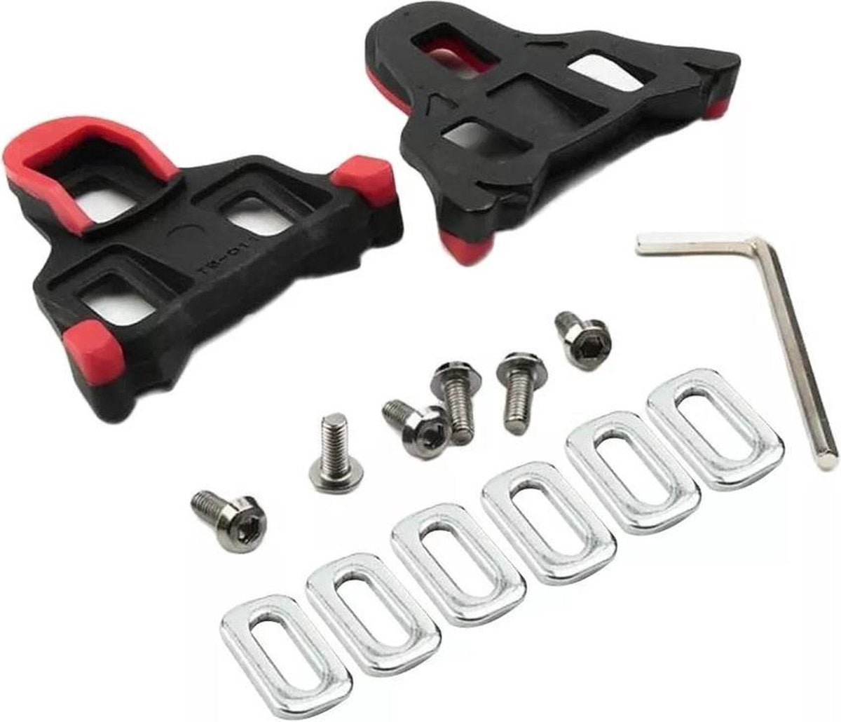 Schoenplaatjes Compatibel Shimano SPD.SL - rood