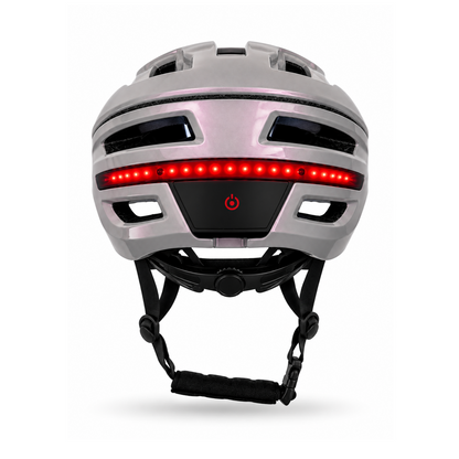 Signal Fietshelm Dames Heren Smart Helm met Verlichting en Richtingaanwijzers Fiets E-Step Kopen Online