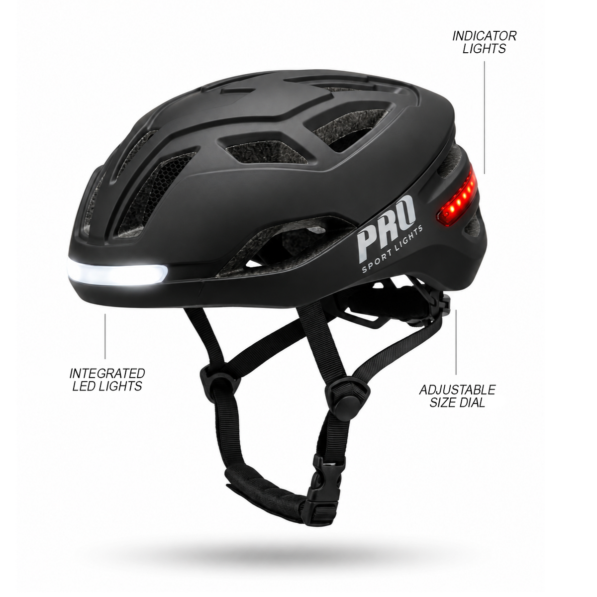 Signal Fietshelm Dames Heren Smart Helm met Verlichting en Richtingaanwijzers Fiets E-Step Kopen Online