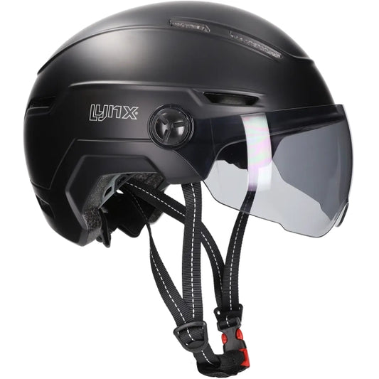 Lynx Speed Pedelec Helm met Visier - Zwart