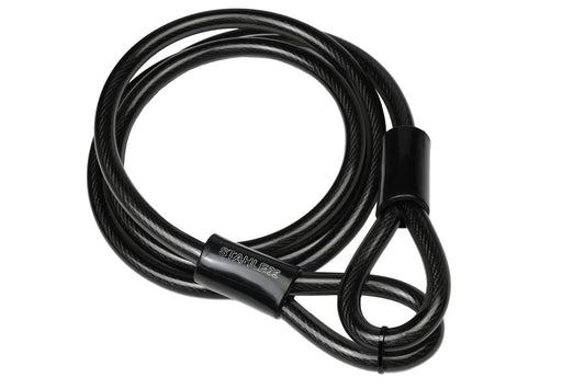 Staalkabel Geïsoleerd 12 mm x 2 meter Met Lussen Diefstalpreventie Kopen Online