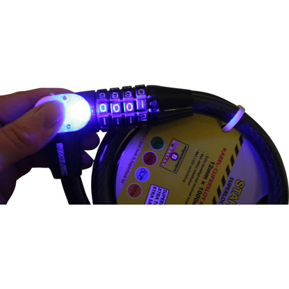 Stahlex 497 LED-numerovaijerilukko 12 × 1000 mm