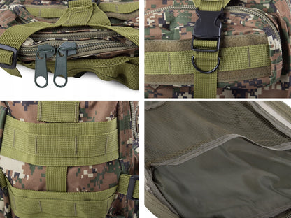 Taktinen retkireppu 30 l – Woodland Camo