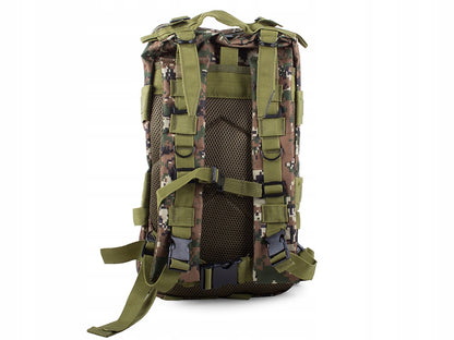 Taktinen retkireppu 30 l – Woodland Camo