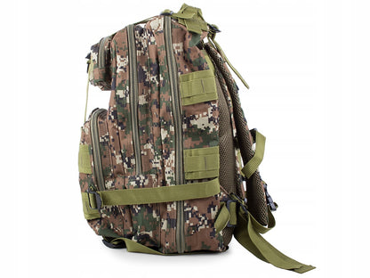Taktinen retkireppu 30 l – Woodland Camo