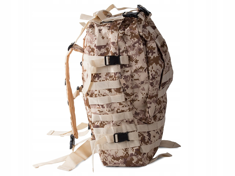 Tactische Survival camouflage rugzak 48,5 Liter Bruin kopen
