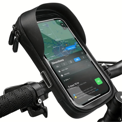 Telefoonhouder Fiets Waterdicht Stuurtas 0,2 Liter Afneembare Fietstas Zwart Kopen Online
