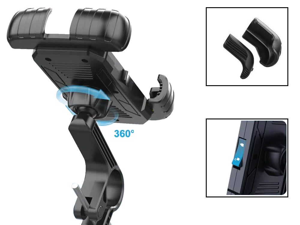 Telefoonhouder GSM Houder Fiets Anti-schok 360° Draaibaar Universeel Kopen Online