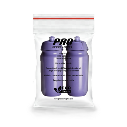 2 Pro Sport Lights -juomapulloa 500 ml – violetti
