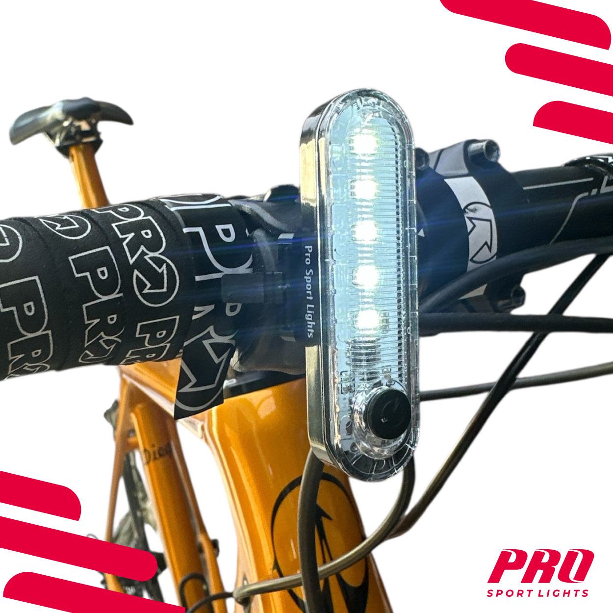 Voorlicht + Achterlicht Fiets 50 Lumen Fietsverlichtingsset Pro Sport Lights Kopen Online