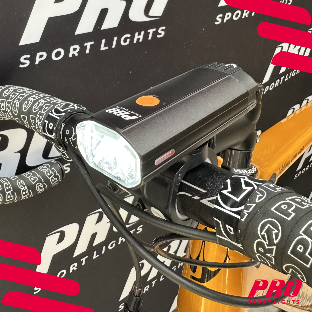 Voorlicht Fiets 1200 Lumen Pro Sport Lights LED Fietsverlichting USB Oplaadbaar Kopen Online