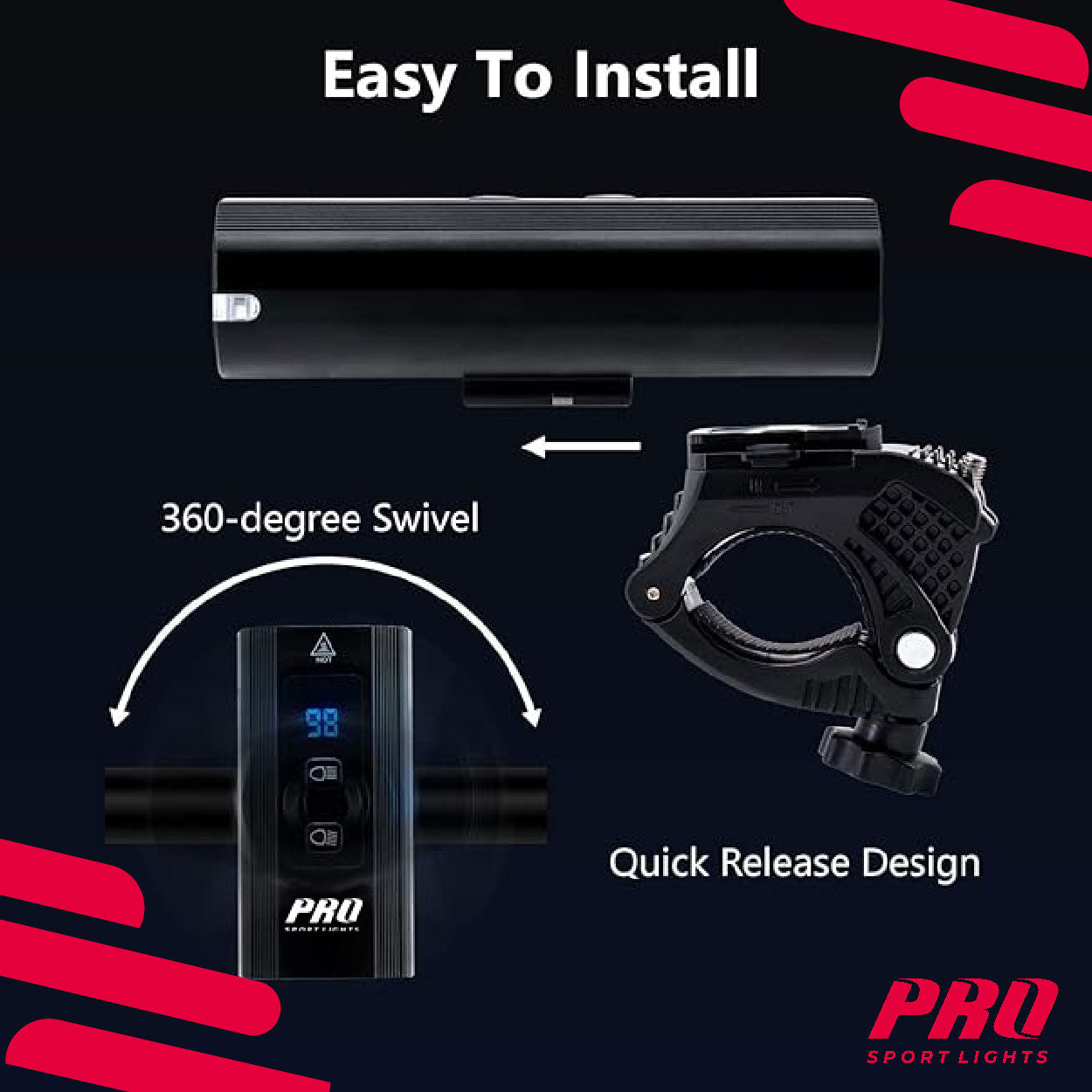 Fietsverlichting Voorlicht Performance 1200 Lumen LED Pro Sport Lights kopen online