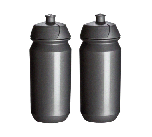 Waterfles 2x 500 ml Drinkbussen Bidon Grijs Kopen Online