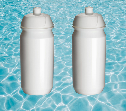 2 Pro Sport Lights -juomapulloa 500 ml – valkoinen