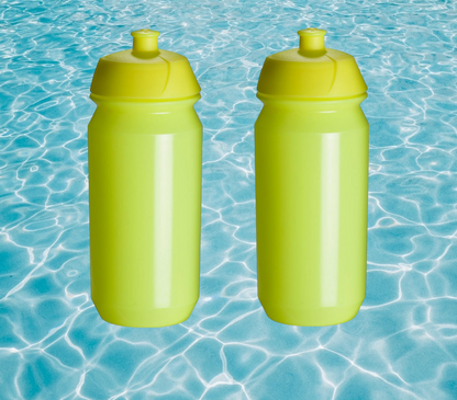 2 Pro Sport Lights -juomapulloa 500 ml – neonkeltainen