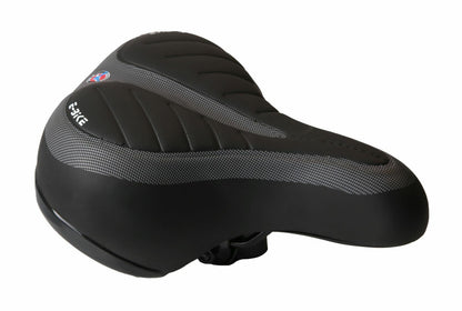 Benson Comfort -geelisatula heijastimella – musta/harmaa