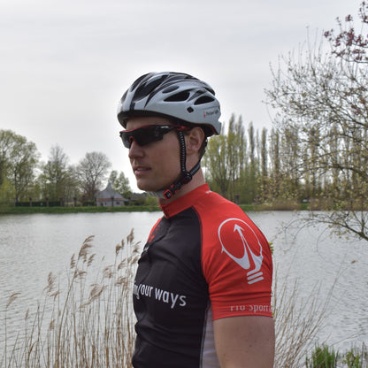 Fietshelm Heren/Dames - Wit/Zwart