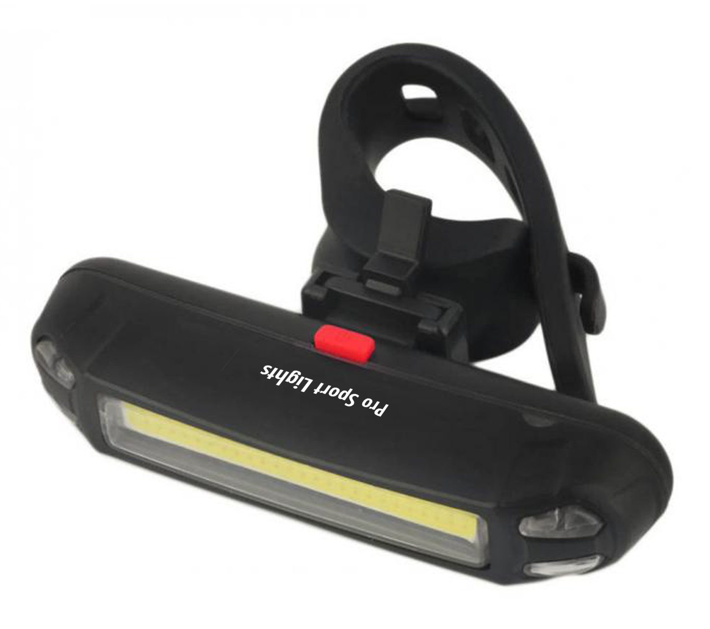 Bicycle front light - WHITE USB rechargeable 