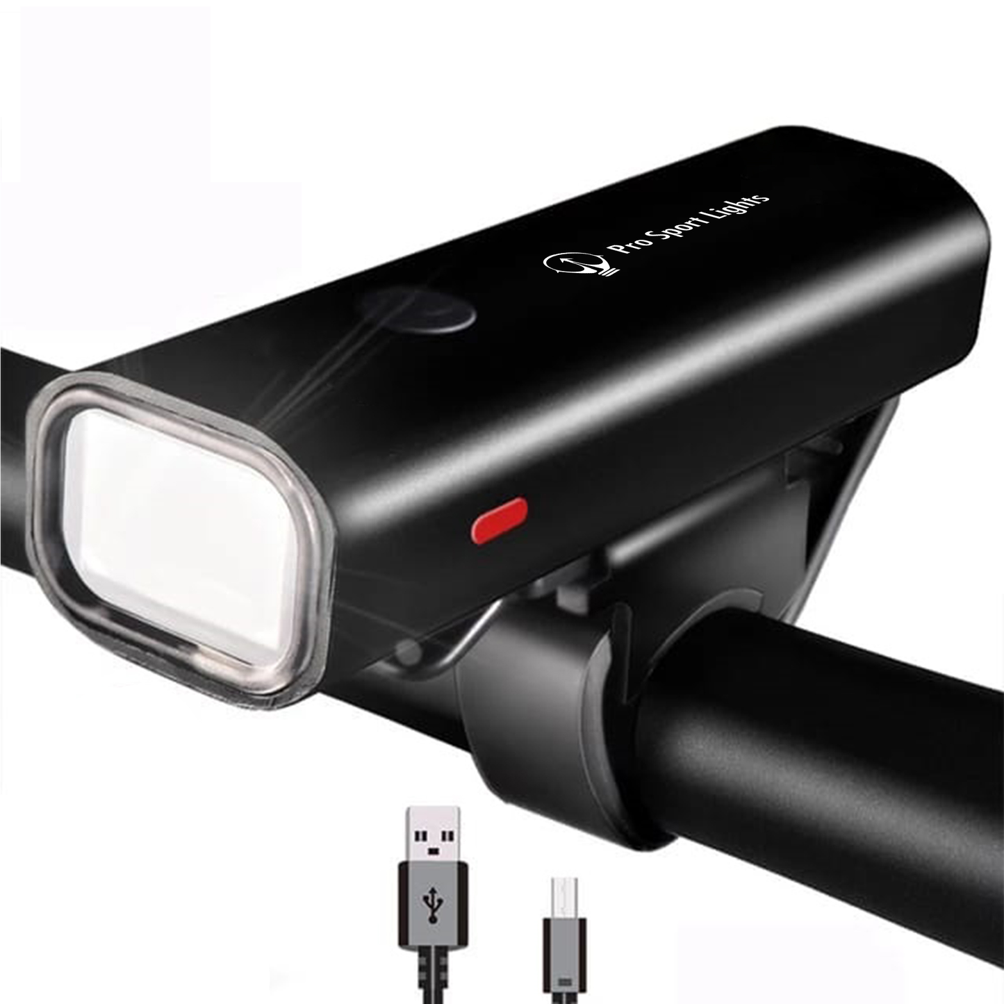 400 Lumen Pro Sport Lights - Bicycle Lights LED Micro USB Rechargeable