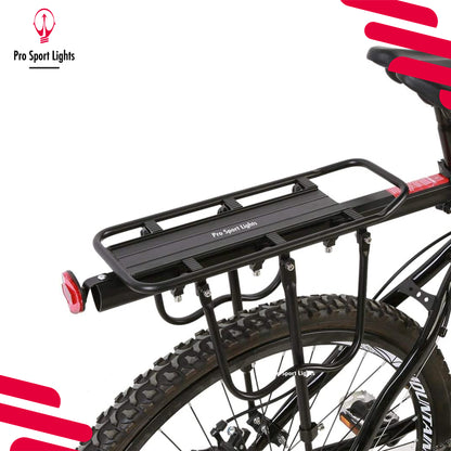 Pro Sport Lights säädettävä alumiininen MTB-tavarateline – enintään 50 kg