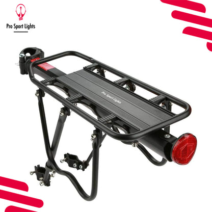 Pro Sport Lights säädettävä alumiininen MTB-tavarateline – enintään 50 kg