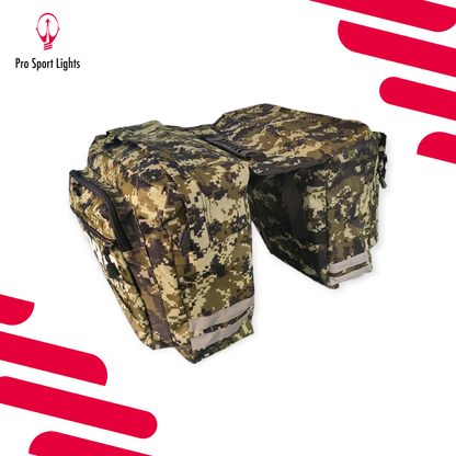 Pro Sport Lights Performance kaksiosainen pyörälaukku – vihreä Camo