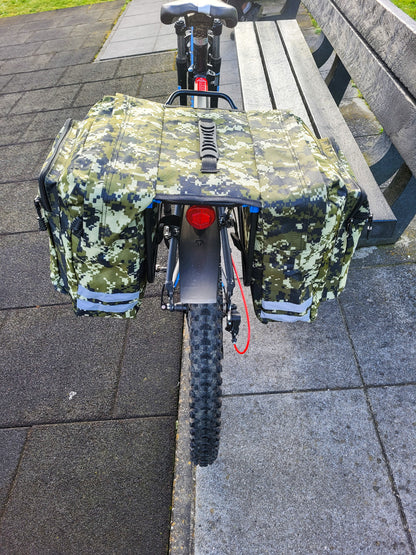 Pro Sport Lights Performance kaksiosainen pyörälaukku – vihreä Camo