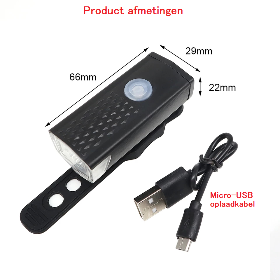 Fietsverlichting vooraan voorlicht koplamp