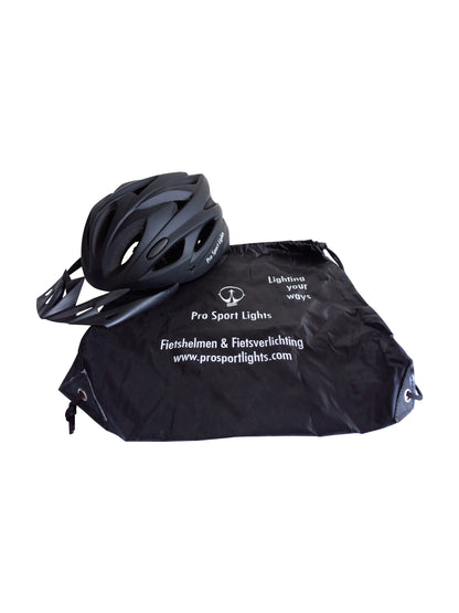 Fietshelm Pro Sport Lights Mat Zwart