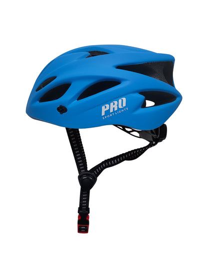 Pro Sport Lights pyöräilykypärä – mattasininen, Medium/Large