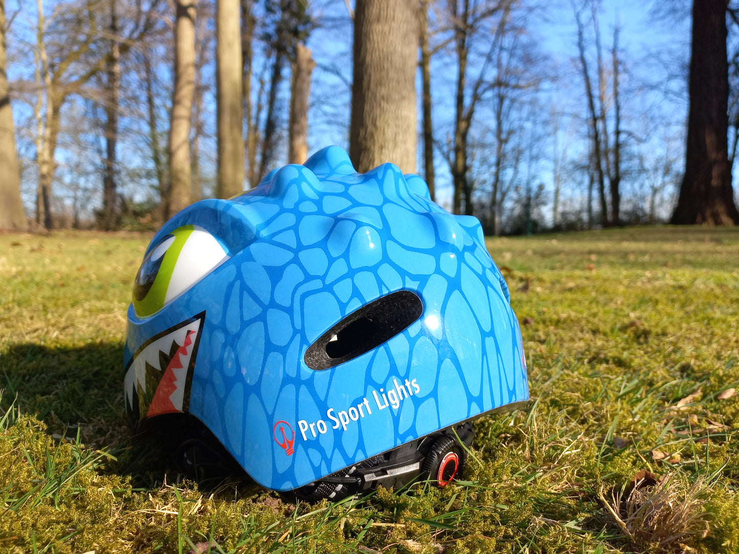 Fietshelm Kinderen jongens Blauw - Kinderhelm Dino XS 4651cm Kopen Online