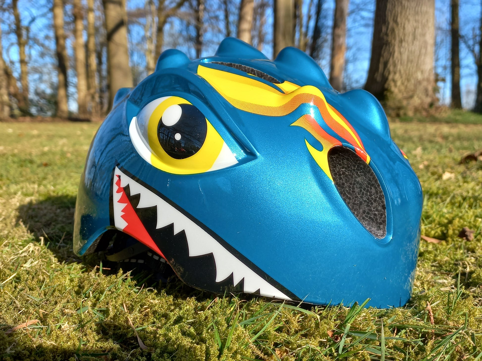 Fietshelm Kinderen jongens Groen - Kinderhelm Dino XS 4651cm Kopen Online
