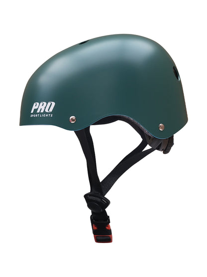 Fietshelm Pro Sport Lights Kinderen Skate - Army Green Kopen Online