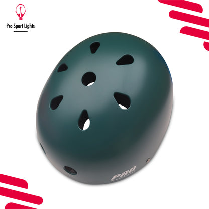 Fietshelm Pro Sport Lights Kinderen Skate - Army Green Kopen Online