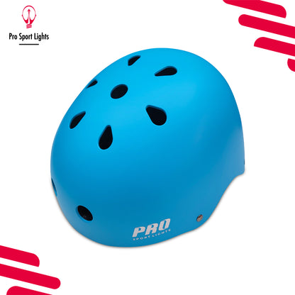 Fietshelm Pro Sport Lights Kinderen Skate - Blauw