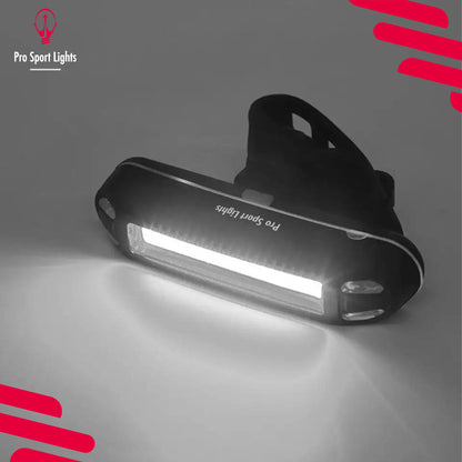 Pro Sport Lights valkoinen USB-ladattava etuvalo