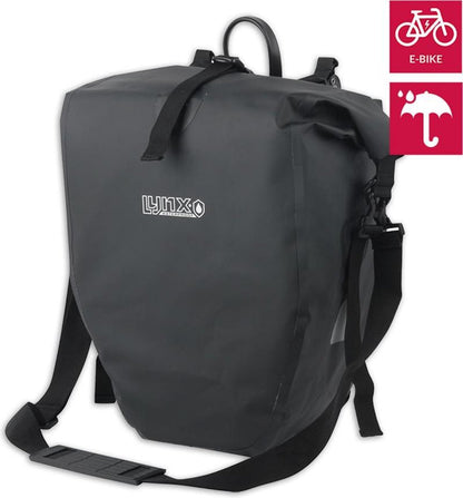 Lynx Rocky XL vedenpitävä pyörälaukku 25 l – tarpaulin