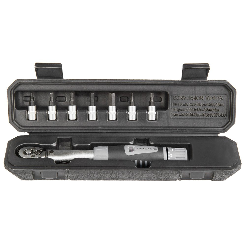 M-wave Torque wrench set Tw-2/24 With bits 2-24 Nm 8-piece